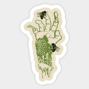 Zombie Bee Hive Sticker